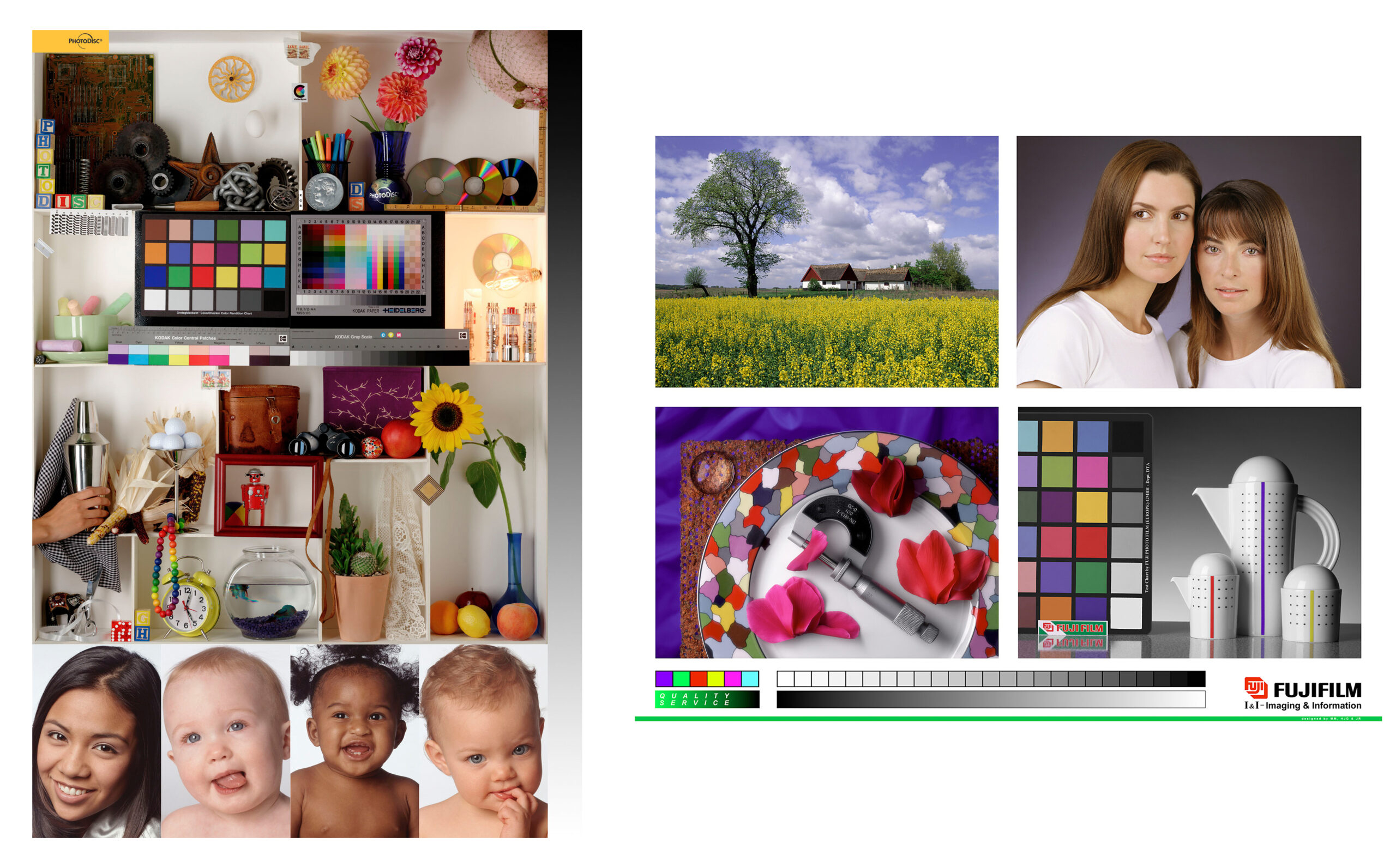 BWP colour calibration test target