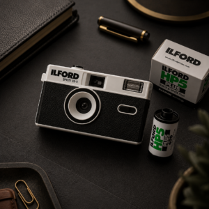 Ilford Sprite Reuseable 35mm Camera with 24exp HP5 Film